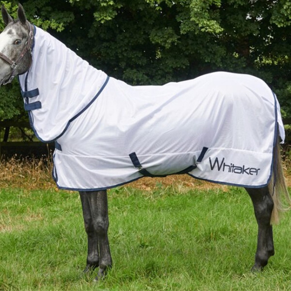 CLEARANCE Whitaker White Mesh Combo Fly Sheet with Hood – New - Size LARGE